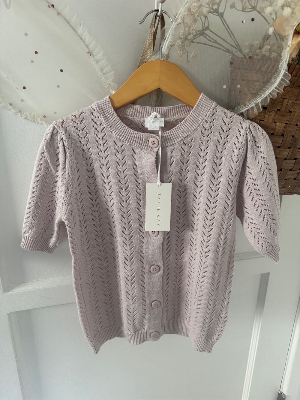 Jamie Kay Aria Knit Top Lilac